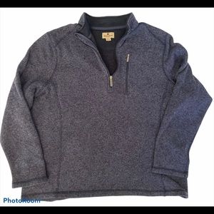 Woolrich 1/4 zip pullover for men. Xxl